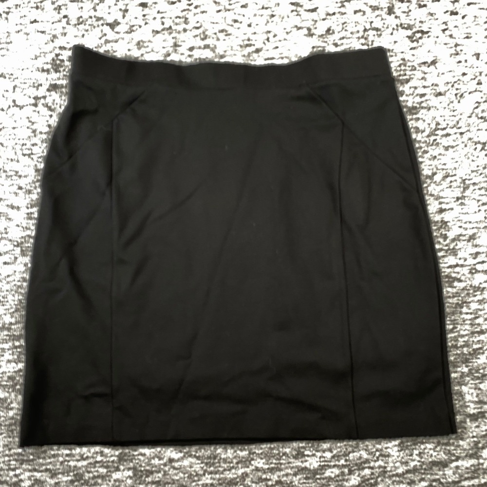 NWT Mario Serrani Bodymagic Womens XL Black Pencil Skirt Stretch Shaping Lined